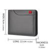 Ultra Thin Men's Short Wallet Pu Leather Coin Pocket Luxury Male Bifold Wallets  Credit Card