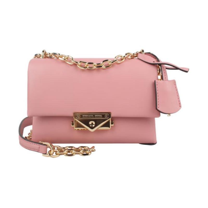 MICHAEL KORS Cece 18 gold hardware polyurethane shoulder bag women s blush powder золотой