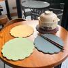 Silicone Coasters Flower Heat Insulation Antiskid Drink Cup Mats Waterproof Pot Bowl Pad Table Protector Drinkware Decoration