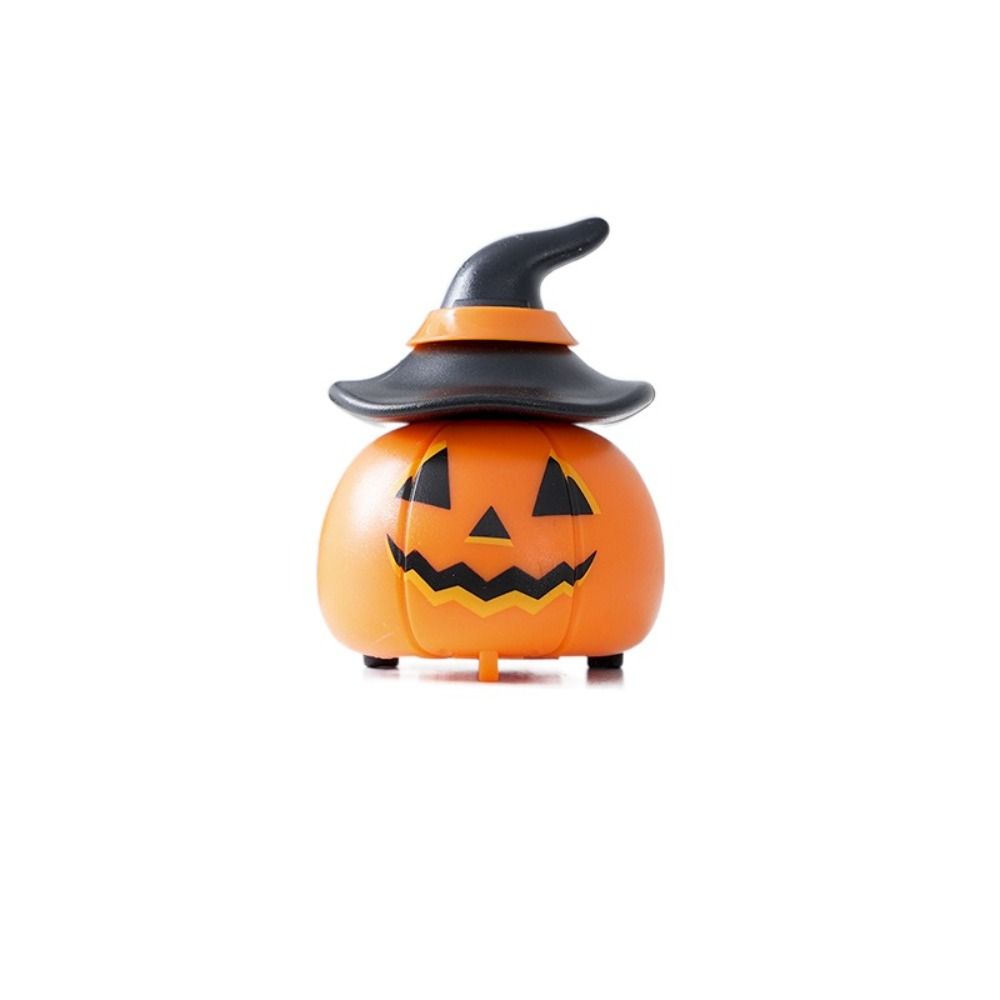 Cute Pumpkin Car Toy ABS Halloween Pull Back Toy Car Ghost Inertia Toy  Children/Kids/Toddlers