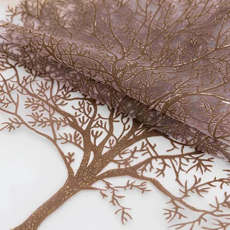 Hot Modern Printed Tulle Curtains for Living Room Kitchen Luxury Leaf Sheer Curtain for Bedroom Voile Curtain for Window Blind Drape