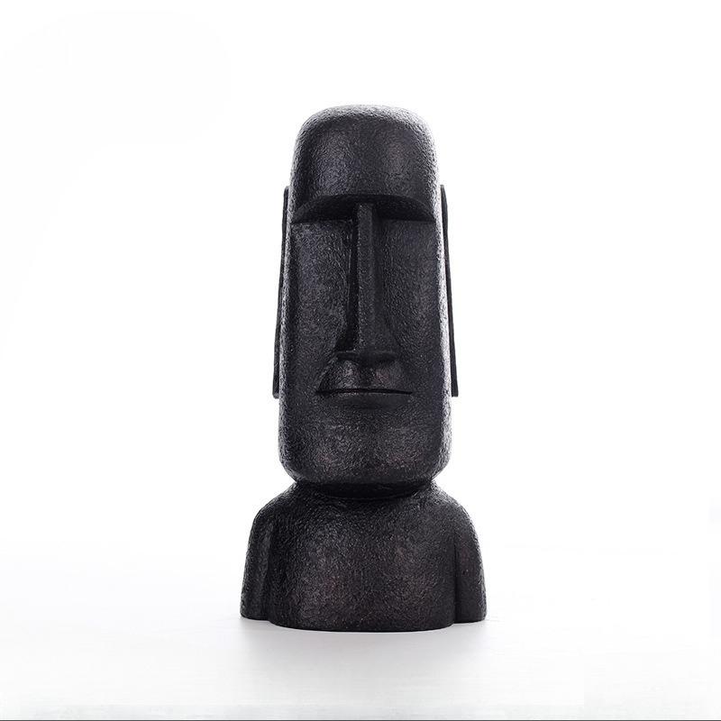 Reunion Island Stone Statue Figurines, TV Cabinet, Home Decoration, Living Room Creativity, Resin Handicrafts