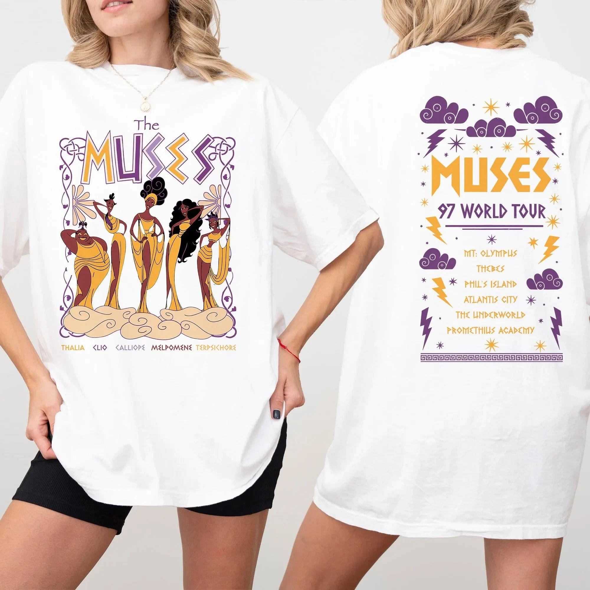 

2026 Fashion Retro Anime Cartoon Tee Summer Hercules The Muses 97 World Tour Comfort Parent-child Shirt Cotton Sports Jersey ... S разноцветный