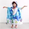 Kids Hooded Robes Bath Towel Super Absorbent Beach Shawl Boy Girl Swim Cartoon