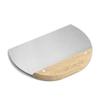 Stainless Steel Flour Dough Scraper Anti-Wear Material with Measuring Scale Design Suitable for Cake Pizza Bread