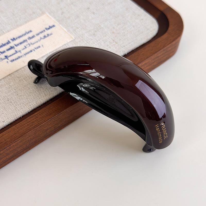 Temperament High Ponytail Clip Headband Korean Simple Retro Twist Hair Clip Women Girls Sweeet Hairpins Solid Color Barrettes