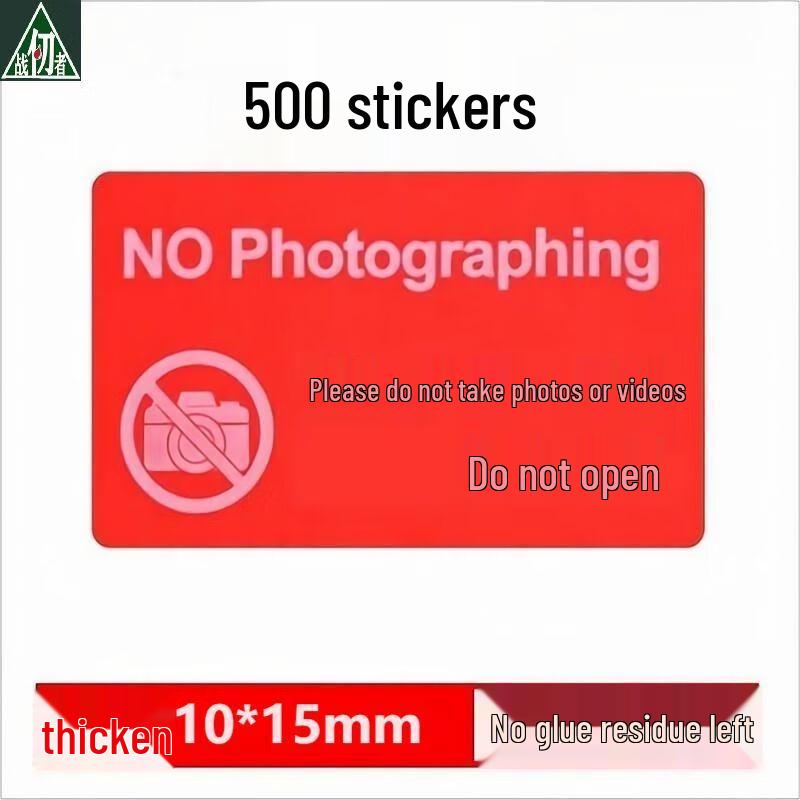 Anti-Photo Phone Privacy Stickers 10x15mm
