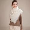 100% Pure Merino Wool Tassel Shawl Wrap Elegant Fashionable Warmth for Women