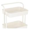 Hairdressing Trolley Cosmetic Spa For Salon Shelves Mobile Shelf On Wheels For Salon White