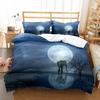 Colourful Cartoon Elephant Duvet Cover Set King Queen Size for Kids Boys Girls Bedding Set Cute Wild Animals Comforter Cover