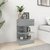 VidaXL Bedside Tables 2 Pcs Sonoma Grey 40x35x65cm Engineered Wood816044
