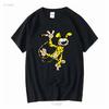 Waving Marsupilami Classic Retro Vintage T Shirt S 5XL Vintage Washed Homme Stretched Casual Streetwear Fashion Breathable