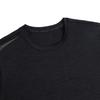 Anta Champion Mens Short Sleeve Knitted T-Shirt Summer Sports Tee Men Tops Basic-Black 152620107-4