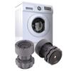4PCS Grey Washing Machine Foot Pad PP + PVC Shockproof Pad Anti Vibration Pad  For Laundry Room