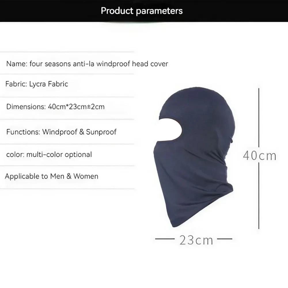Men Tactical Balaclava Face Mask Summer Sun Protection Bandana Cooling Neck Gaiter Hiking Scarves Motorcycle Cycling Helmet Hood