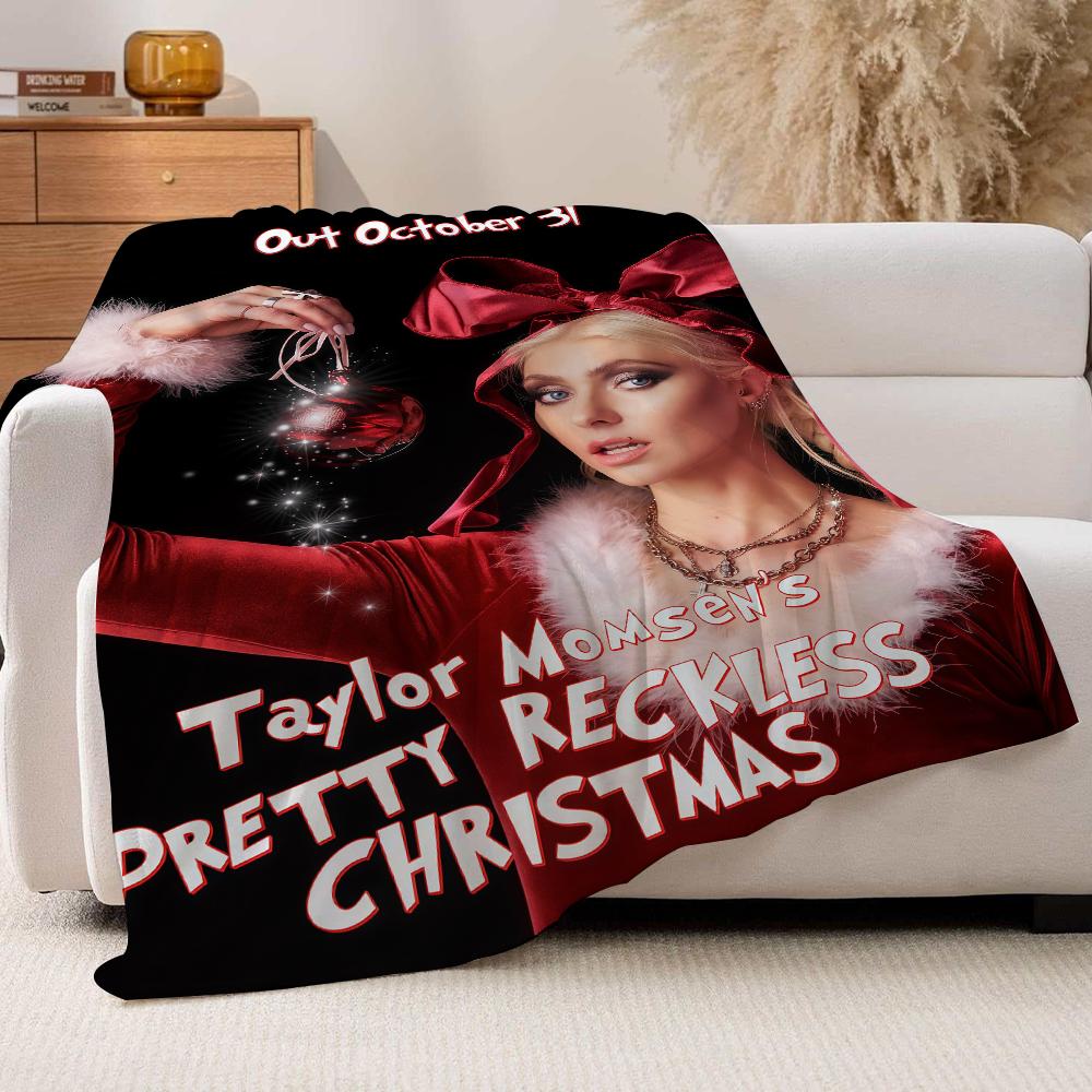 Amerikanische Sängerin Taylor Momsen Decke Für Sofa Büro Bett Flugzeug Reise Schlafen Lesen Entspannen Camping Weich Und Warm
