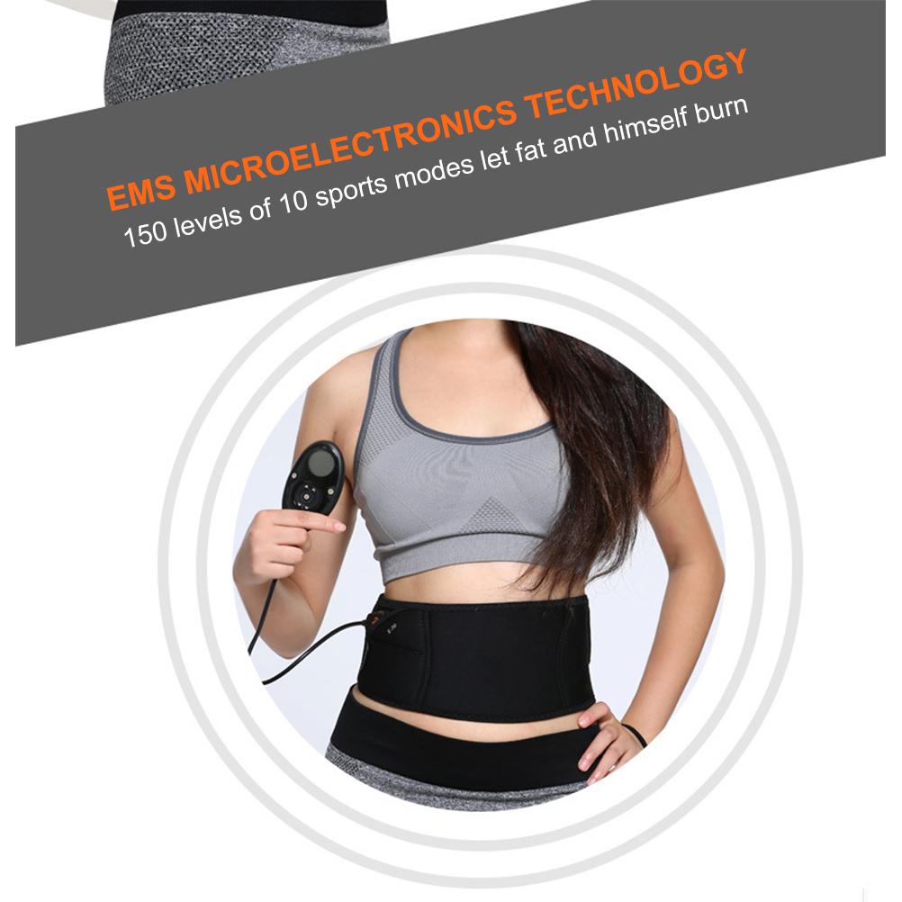 EMS Abdominal Training Belt Abdominal Muscle Belt USB Muscle Training Device