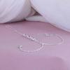 Adjustable Women's Fashion Jewelry with 3 Exquisite Diamonds - European & American Style