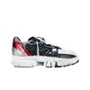 Fusion Low Top Sneakers Black White Red
