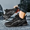 New Autumn Sports Casual Shoes, Breathable Mesh Men's Shoes, Rotating Buckle Anti-slip and Wear-resistant Running Shoes