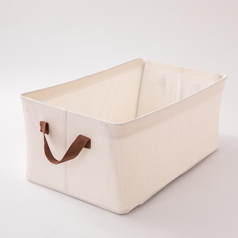 Cationic Fabric Foldable Storage Drawer Box with Steel Frame