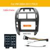 For Volkswagen Polo 2004-2011 9Inch Car Radio Fascias Android GPS Stereo Player 2 Din Head Unit Panel Dash Frame