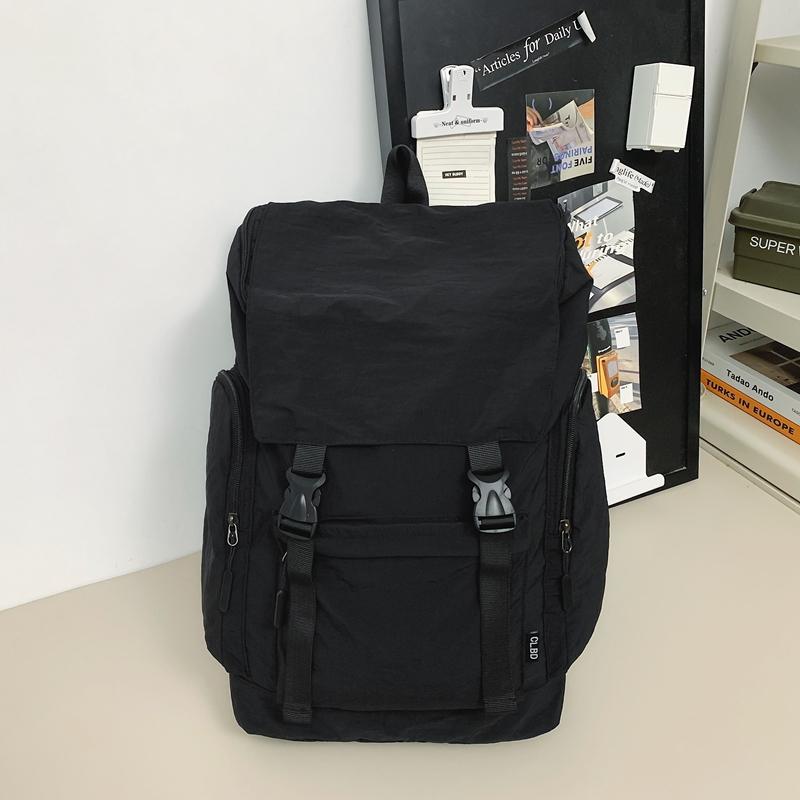 Однотонная школьная сумка для школьников — фото 14