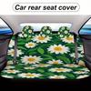 Daisy Pattern Themed Car Seat Covers Set For Most Cars, Fashionable Decorative Car Seat Protector Covers Full Set, Universal Car