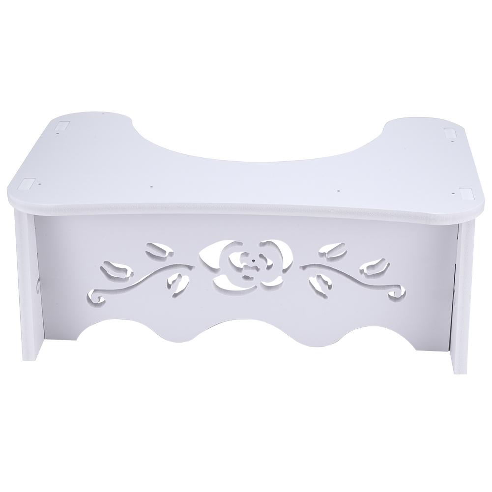 White Squatting Toilet Stool Bathroom Squat Toilet Stool 7 Inch