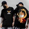 One Piece Japanese Anime Printed Men's T-Shirt Roronoa Zoro Boy Children's Harajuku Short Sleeve Kids Luffy T-shirt Clothing