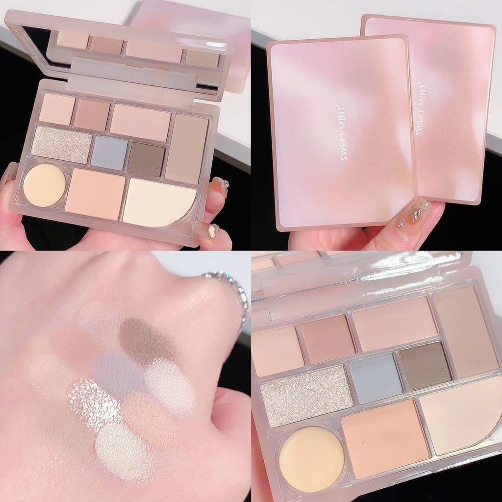 New Makeup Product Ten-color Eyeshadow Palette Matte Earth-color Eyeshadow