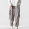 Herbst Casual Herrenhose Koreanische Version Cord Einfarbig Overalls Straße Weite Beinhose Trend Große Größe Alle-match Hose