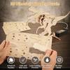 1/4PCS Dinosaur STEM Toys for Kids 3D Wooden Puzzle Model Robot Model Kit DIY Educational Science Building STEM Projects Gift