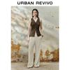 UR Women's Casual Elastic Waist Flared Pants