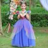Prinzessin Mesh Abendkleid für Mädchen - Kinderaufführungs- und Partykleid