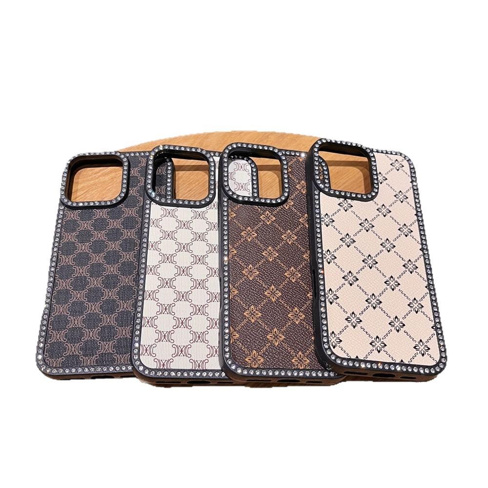 Rhinestones Suitable for Apple 16promax Mobile Phone Case New IPhone 15 Protective Case 14 Old Pattern 13 High End Sense