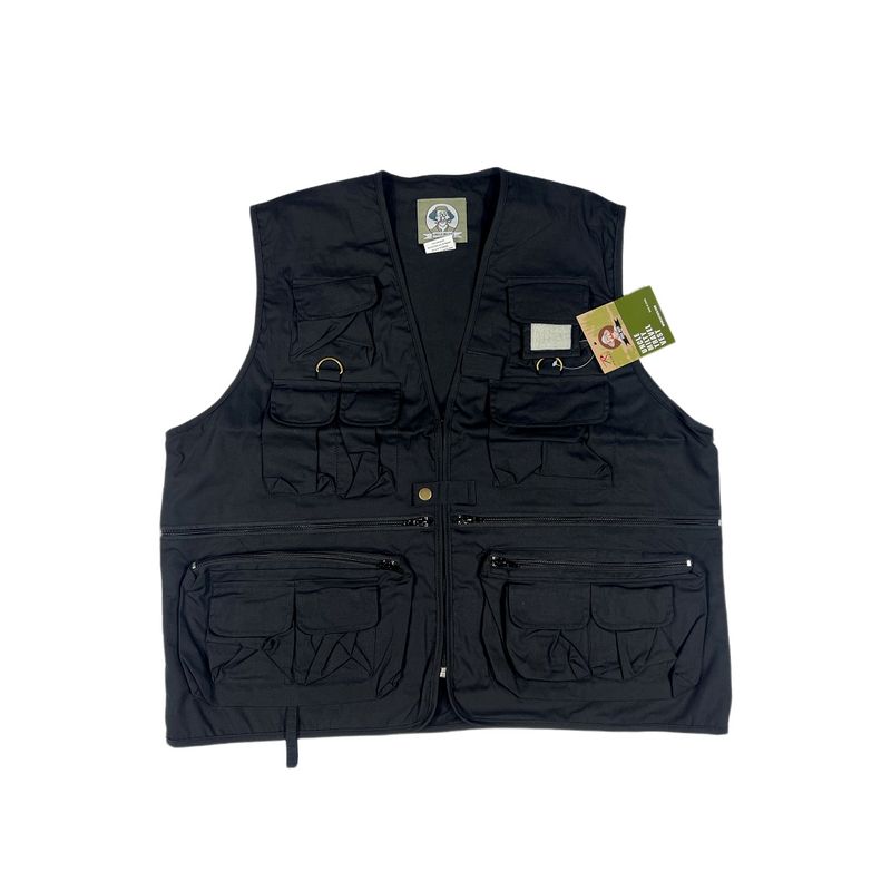 European and American Single Men Outdoor Multi-Pocket Vest Functional Couple Workwear Heavy Industry American Retro Dancing Fishing Vest