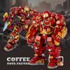 Superheroes Mecha DIY Building Blocks Movie Mech Hero 3D Model Armor Iron Robot MOC Bricks Toys For Adult Kid Boy Christmas Gift