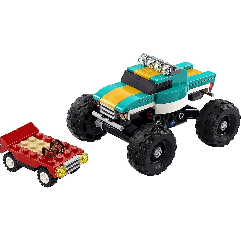 LEGO Creator Monster Truck 31101 Building Set with Detailed Design and Colorful Pieces