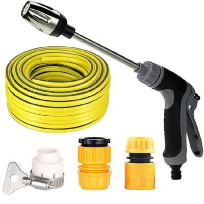 Multifunction Pressure Washer Tool Flexible Hose & 3 Sprays Patterns Long Car Wash Water Handle Set for Automotive Home Use