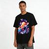 Cute Astronaut Space Planet Print Casual T-Shirt Pure cotton T-shirt