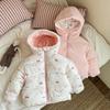 Autumn and Winter Double-sided Down Cotton Jacket, Children's Thick and Plush Children's Clothing, Short Jacket, Jacket
