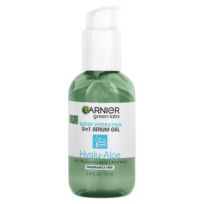 Green Labs, Super Hydrating 3 In 1 Serum Gel, Hyalu-Aloe, Fragrance-Free, 2.4 Fl Oz (72 Ml)