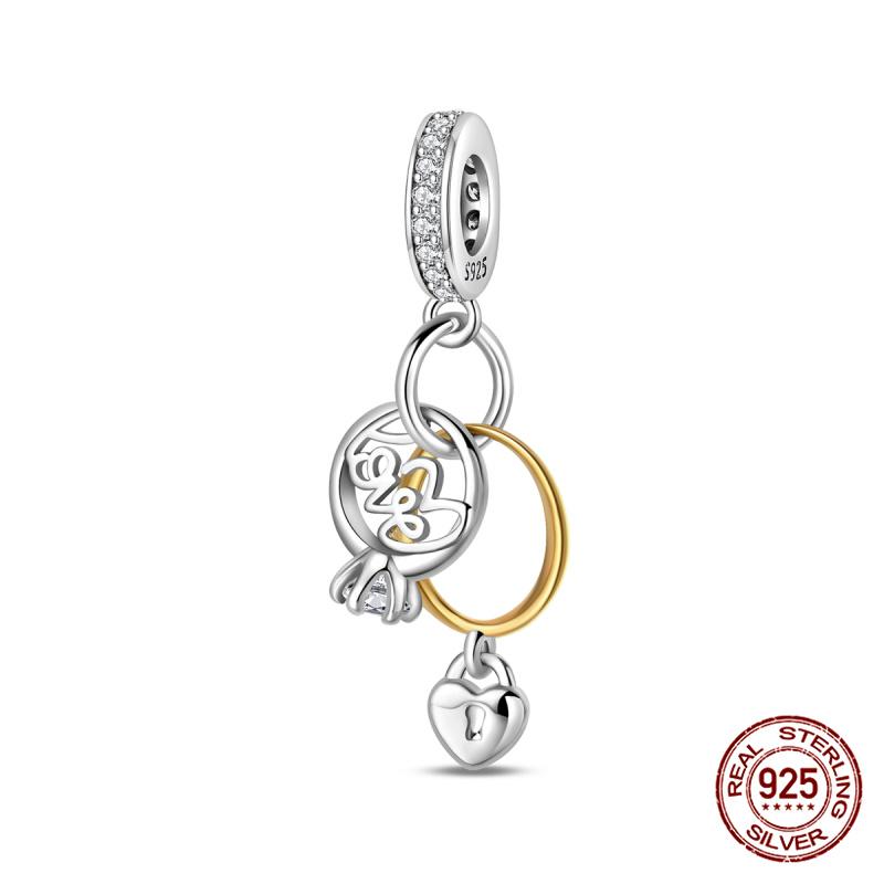 100% Copper Original Cat Couple Chain Beads Romantic Butterfly Charms Fit Bracelet Diy Jewelry Making Women Gift