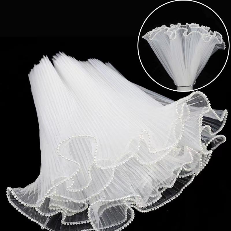 3 Styles Wrapping Paper Flower Arrangement Net Bouquet Packaging Bag