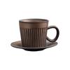 Ceramic Coffee Cup And Saucer Set Creative Afternoon Tea Latte Cup Coarse Pottery Mug