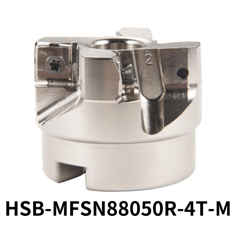 HSB-MFSN88050R-4T-M/HSB-MFSN88080R-6T-M CNC machining tool for heavy cutting MFSN milling cutter and SNMU carbide milling insert