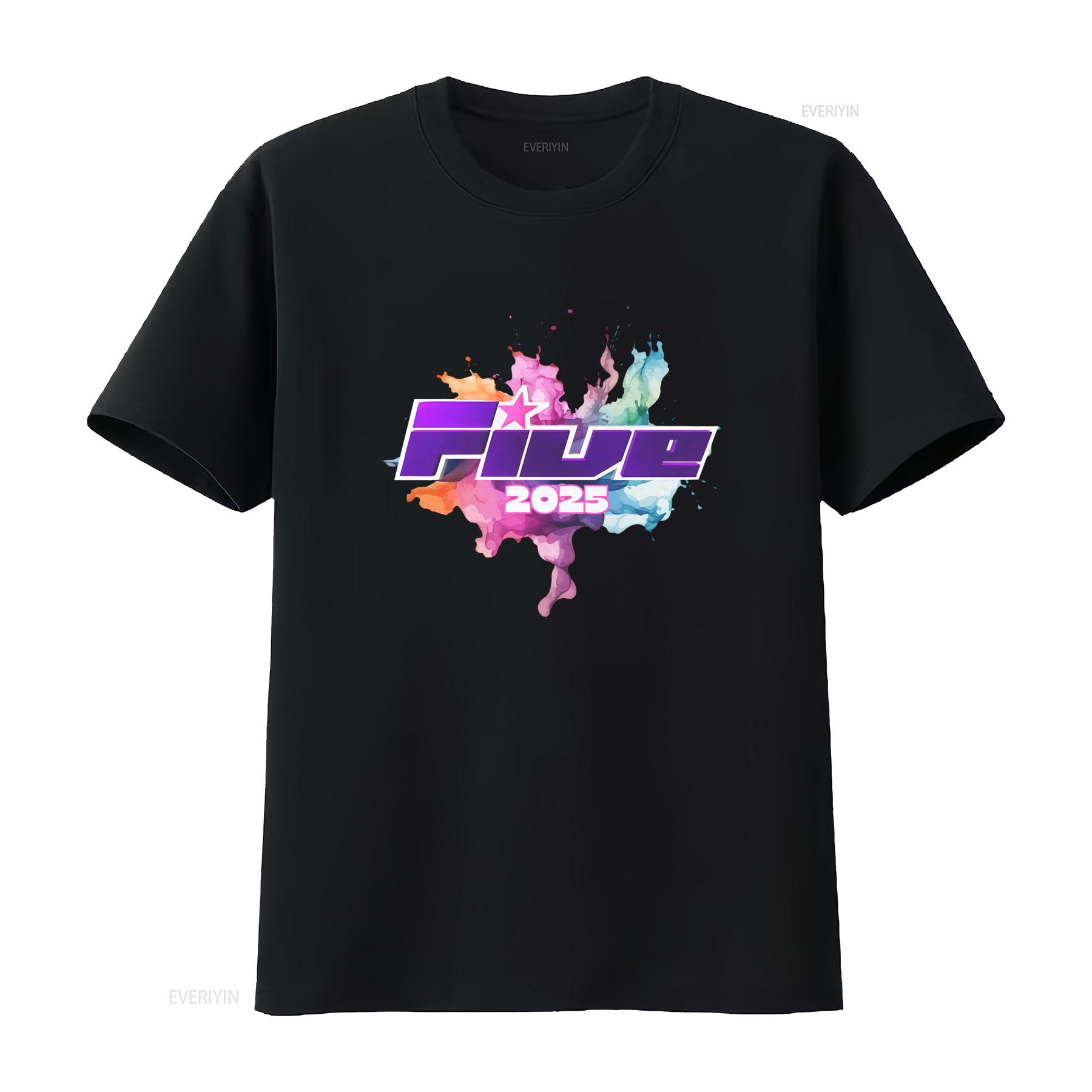 

Five 2025 Reunion Tour Boyband Music Event T Shirt Heavy Cotton Apparel vintage Washed Slightly designer clothes streetwear 4XL