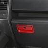 Co-Pilot Storage Box Handle Decor Cover Trim Bezels For Ford F150 2015- Red