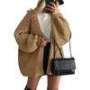 Womens Oversized Knit Cardigan Sweater Long Sleeve Loose Fit Casual Open Front Pullover In Solid Colors